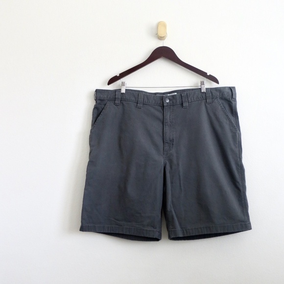 Carhartt Shorts Rugged Flex Relaxed Fit Canvas Work Short Gray SZ 46 - Picture 2 of 9